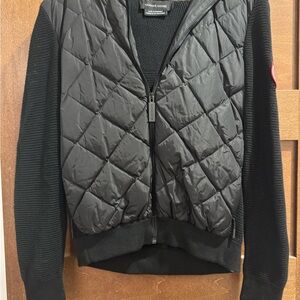 Canada Goose Black Quilted Puffer Jacket